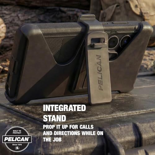 Pelican Voyager Samsung Galaxy S26 Plus Case - Rugged Phone Case - Black | Magnetic & Wireless Charging Case with 24ft Military-Grade Drop Protection & Belt Clip Holster for Samsung Galaxy S26 Plus - color: Voyager Black, size: Samsung Galaxy S26 Plus