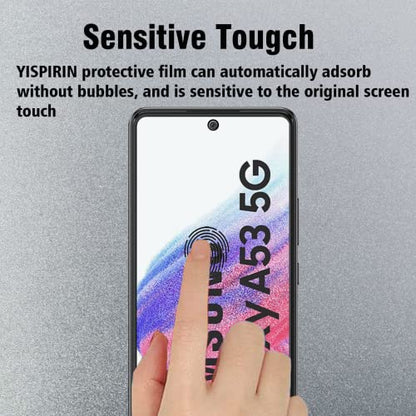 Privacy Screen Protector for Samsung Galaxy A53 + Lens Protector - size: Samsung Galaxy A53 5G