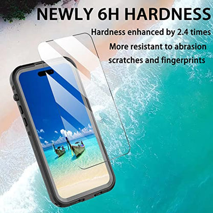 Full Body Case for iPhone 14 Plus 6.7 Inch,Waterproof DirtProof DropProof Snowproof Anti-Scratch Magnetic Clear Rugged Built-in Screen Protector Heavy Protect,Black-Gray - size: iPhone 14 Plus 6.7inch