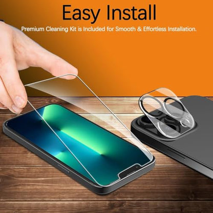 Ferilinso 3 Pack Screen Protector for iPhone 13 Pro, Tempered Glass, HD - size: iPhone 13 Pro 6.1 INCH