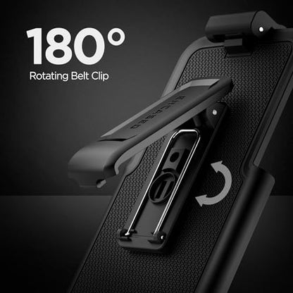 Encased Belt Case for Samsung Galaxy S25 FE with Screen Protector and Holster Clip, Full Body Rugged Cover (for FE 2025) - size: S25 FE