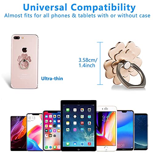 Kinizuxi Phone Ring Holder,360°Rotating Finger Grip Stand (5-Pack)