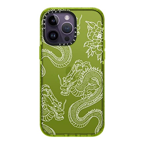 CASETiFY for iPhone 14 Pro Max Case - Impact Dragons | Slim Fit | 8.2 ft. 4x Military Grade Drop Protection | DRAGONS | Kiwi - color: Dragons, size: iPhone 14 Pro Max (Non-Magsafe)