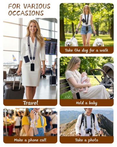 Clip and Go Strap for Phone with Wallet Crossbody phone Lanyard Adjustable