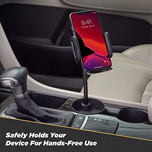 Scosche SUHCUPM-XCES0 Select Cup Holder Phone Mount Cradle for Car or Truck - Universal Hands-Free Gooseneck Mount for Car Cup Holder - Vehicle Cell Phone Cradle for iPhone or Android Smartphones - style: Cup Holder