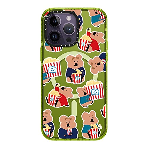 CASETiFY for iPhone 14 Pro Max Case - Impact Compatible with MagSafe | 8.2 ft. 4x Military Grade Drop Protection | Snack Bar Attack | Kiwi - color: Snack Bar Attack, size: Iphone 14 Pro Max (Magsafe)