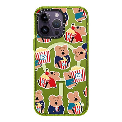 CASETiFY for iPhone 14 Pro Max Case - Impact Compatible with MagSafe | 8.2 ft. 4x Military Grade Drop Protection | Snack Bar Attack | Kiwi - color: Snack Bar Attack, size: Iphone 14 Pro Max (Magsafe)