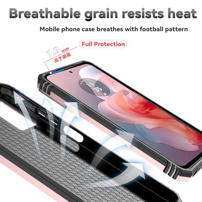 SunStory for Motorola Moto G Power 5G 2024 Case with Kickstand,Rose Gold - color: Rose Gold