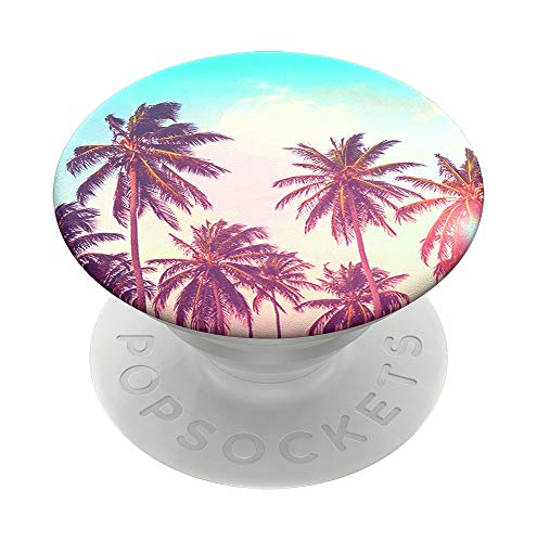 PopSockets: Collapsible Grip & Stand for Phones and Tablets - Palm Trees - color: Palm Trees