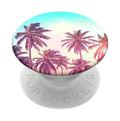 PopSockets: Collapsible Grip & Stand for Phones and Tablets - Palm Trees - color: Palm Trees