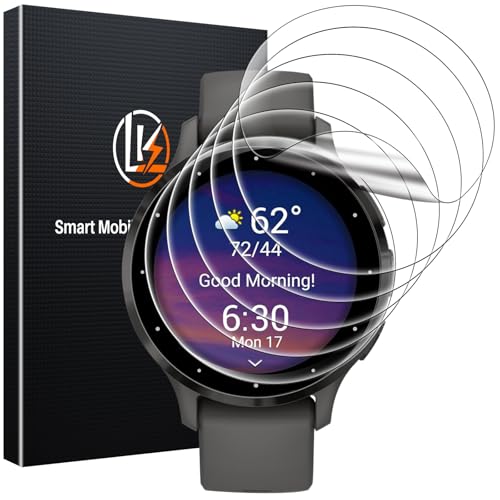 LK 6 Pack for Garmin Venu 4/ Venu 3s Screen Protector 41mm, TPU Film - size: 41mm