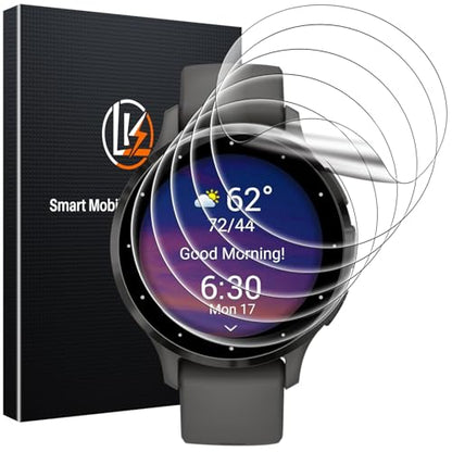 LK 6 Pack for Garmin Venu 4/ Venu 3s Screen Protector 41mm, TPU Film - size: 41mm