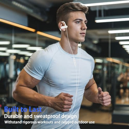 USB C Earbuds Wired Over Ear Headphones for iPhone 18 Pro Max 17 16 - color: White