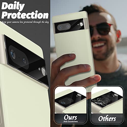 Orzero (3 Pack) Camera Lens Protector Compatible for Google Pixel 7 6.3-inch, Protector de Cámera Tempered Glass 9 Hardness HD Anti-Scratch Case Friendly Does not Affect Night Shots - size: Google Pixel 7 6.3-inch