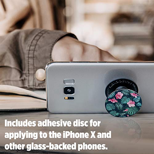 PopSockets: Collapsible Grip & Stand for Phones and Tablets - Hibiscus - color: Hibiscus