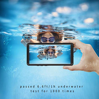 Lanhiem Galaxy Note 20 Ultra Case, IP68 Waterproof Dustproof Shockproof Case with Built-in Screen Protector, Full Body Sealed Underwater Protective Cover for Samsung Note 20 Ultra 6.9 inch, Black - size: for Note 20 Ultra