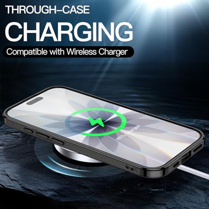 JETech Case for iPhone 17, Anti-Yellowing, Black | Shockproof Protection, Scratch Resistant Hard PC Back, Durable Transparent TPU Bumper - color: Black, size: iPhone 17