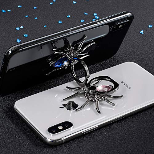 Allengel Spider Phone Ring Holder Stand, Animal Bling Finger Ring Grip, Diamond Phone Ring Kickstand for Smartphone - Pink - color: Pink