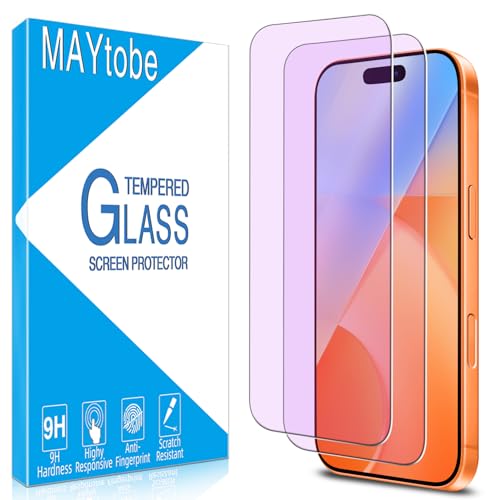 MAYtobe 2-Pack Screen Protector for Apple iPhone 17 Pro Max Tempered Glass - size: iPhone 17 Pro Max