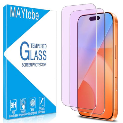 MAYtobe 2-Pack Screen Protector for Apple iPhone 17 Pro Max Tempered Glass - size: iPhone 17 Pro Max