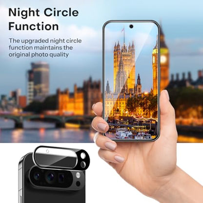 OMOTON 3+2 Pack for Google Pixel 9 Pro XL Screen Protector 6.8 Inch - size: Pixel 9 Pro XL - 6.8 Inch