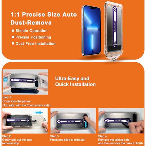 2-Pack Matte Privacy Screen Protector for iPhone 13/13Pro/14 - size: iPhone 13 / 13 Pro / 14 / 16 e