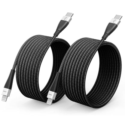 iPhone Charger Fast Charging [MFi Certified] Apple Charger Cord 6FT, 2 Pack - size: 6FT 2Pack, style: USB-C to Lightning Cable
