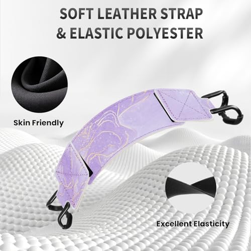 MoKo 2 Pack Hand Strap for 6-8" Kindle eReaders Tablets, Taro+Lavender - color: Taro Purple+Lavender Trim
