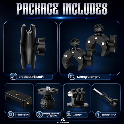 Premium 3in1Umbrella Clamp for Chairs Strollers Boats & Kayaks Adjustable Mounting Bracket for Umbrella Camera & Phone Durable Anti Slip Trolling Motor Stabilizer for Outdoor Hands Free Use