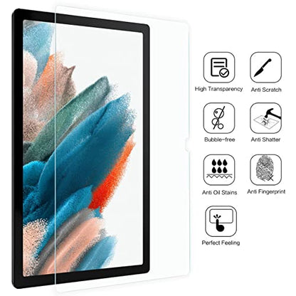 WD&CD 2 Pack Screen Protector Compatible with Samsung Galaxy Tab A8 10.5 2021, Tempered Glass Film Replacement for Galaxy Tab A8 10.5 2021【Anti Scratch 】【Anti Bubble】【High Definition】 - color: Samsung Galaxy Tab A8 10.5" (2021)