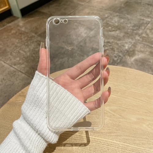 Clear Case for iPhone 6/6s case.Soft Phone Cover Slim Light Full Protection Shockproof (Clear, for iPhone 6/6s) - size: for iPhone 6/6s