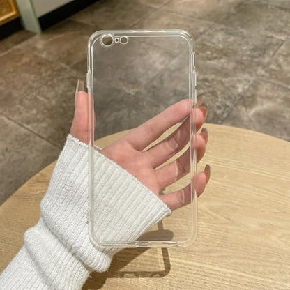 Clear Case for iPhone 6/6s case.Soft Phone Cover Slim Light Full Protection Shockproof (Clear, for iPhone 6/6s) - size: for iPhone 6/6s