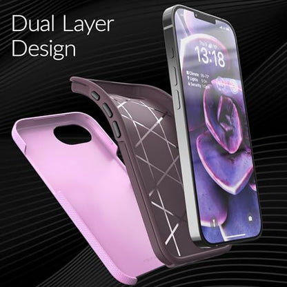 Crave for iPhone 17e Case and iPhone 16e Case, Shockproof Protection Dual Layer Case for iPhone 17e, iPhone 16e (6.1 inch) - Lilac - color: Lilac