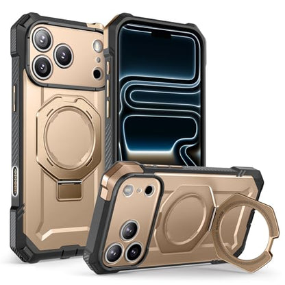 SUPCASE for iPhone 17 Pro Max Case with Built-in Kickstand, Desert | Camera Control Cover, Compatible with MagSafe, Anti-Slip Grip, Military-Grade Protection, Rugged Magnetic Phone Case, UB Grip - color: Desert, size: iPhone 17 Pro Max