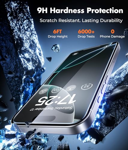 UNBREAKcable iPhone 16 Pro Max Screen Protector & Camera Lens Protector - size: iPhone 16 Pro Max
