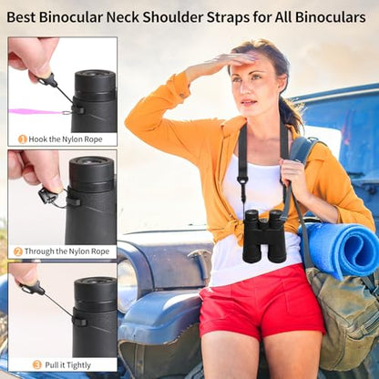 FIEIL 5 Pack Replacement Nylon Neck Lanyard, Universal Shoulder Strap Replacement Nylon Neck Lanyard, Comfortable Adjustable Shoulder Strap for iPad, Camera, Crossbody Bag, Binocular, Tablet - size: 5 Pack Black Thin Rope
