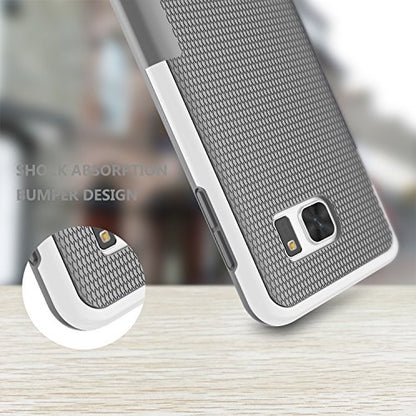 Galaxy S7 Edge Case, Jeylly One-Piece Ultra Slim 3 Color Impact Anti-Slip Rugged Soft TPU Bumper Shockproof Protective Case Cover Shell for Samsung Galaxy S7 Edge S VII Edge G935 - Light Grey | One-Piece Slim 3 Color Impact Anti-Slip Rugged Soft TPU Bumpe
