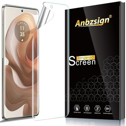 [2 Pack for Motorola Edge 50 Ultra/Moto X50 Ultra Screen Protector, Soft TPU Screen Protector (Not Glass) HD Clarity Flexible TPU Film Friendly Anti-Scratch Bubble Free