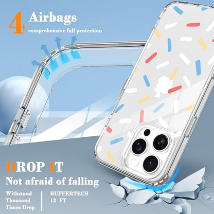 IAIYOXI Clear Case for iPhone 16, [Crystal Clear Military-Grade Drop Protection], Non-Yellowing, Slim Lightweight Transparent TPU Bumper Phone Case Cover Design - Icing - color: Icing, size: iPhone 16