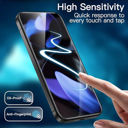 JETech Screen Protector for Google Pixel 9, 2+2 Pack - size: Pixel 9
