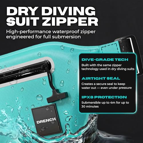 DRENCH Waterproof Waist Pack Bundle – Blue + Yellow, 2 Waterproof Fanny Packs + 2 Floating Phone Pouches, IPX8 Waterproof Dry Bags for Lake, Beach, Boating & Travel