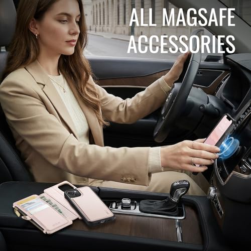 for iPhone 14 Plus - Phone Case Wallet Magnetic, Champagne Gold - color: Champagne Gold, size: iPhone 14 Plus