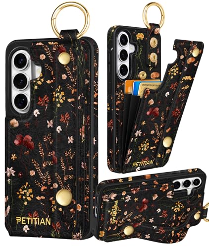 Petitian for Samsung Galaxy S26 Plus Wallet Case, Growing Flower - color: Grow Flower, size: Samsung Galaxy S26 Plus
