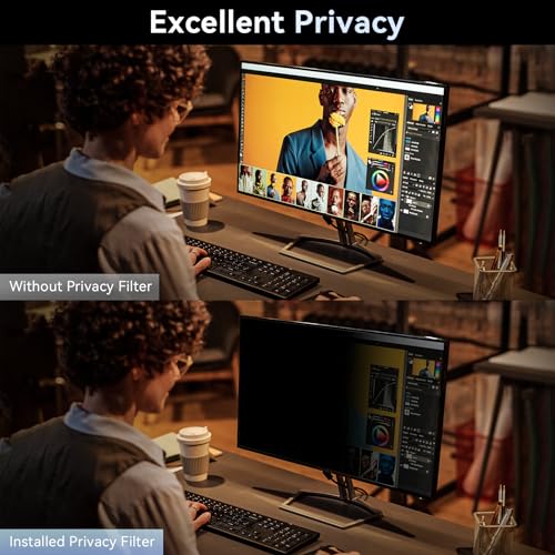 [2 Pack] Computer Privacy Screen 27 Inch for 16:9 Widescreen Monitor - size: 27" (16:9)-2 pack