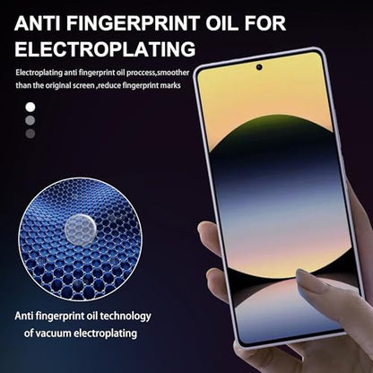 for Xiaomi Redmi Note 14s Screen Protector with Camera Lens Protector, 9H Hardness Anti-Scratch Tempered Glass flim, Case Friendly, - color: Xiaomi Redmi Note 14s