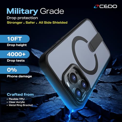 CEDO Magnetic Kickstand Case for iPhone 13 Pro Max, MagSafe Compatible - size: iPhone 13 Pro Max