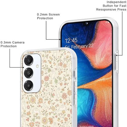 Case for Samsung Galaxy A15 5G, Clear, 2 Pack - color: Flower Bunny, size: Samsung Galaxy A15 5G