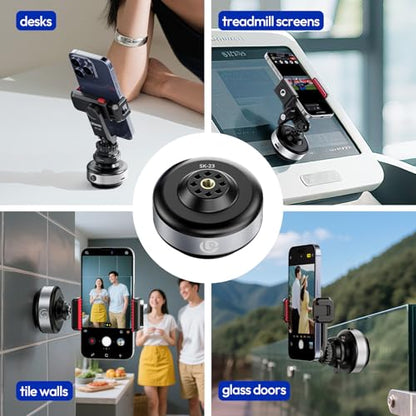 ULANZI SK-23 Electric Camera Suction Cup Mount with 1/4" Screw Hole