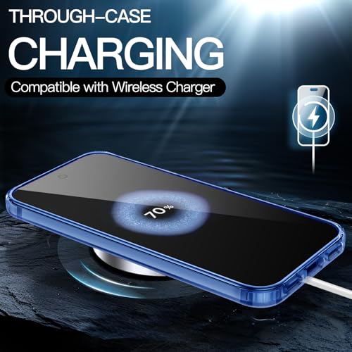 JETech Case for Google Pixel 10/10 Pro, Anti-Yellowing, Indigo | Shockproof Protection, Scratch Resistant Hard PC Back, Durable Transparent TPU Bumper - color: Indigo, size: Pixel 10/10 Pro