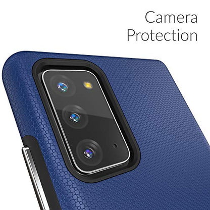 Crave Galaxy Note 20 Case, Shockproof Protection Dual Layer Case for Samsung Galaxy Note 20 (6.7 inch) - Navy - color: Navy